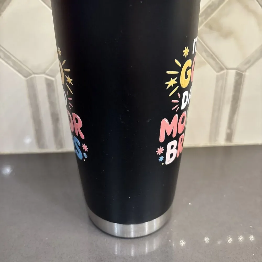 It's A Good Day To Monitor Brains Tumbler 20oz Black Neurology Imaging EEG Sleep